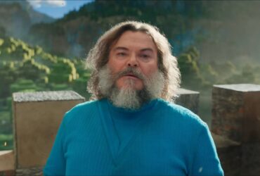 Minecraft movie image of Jack Black as steve