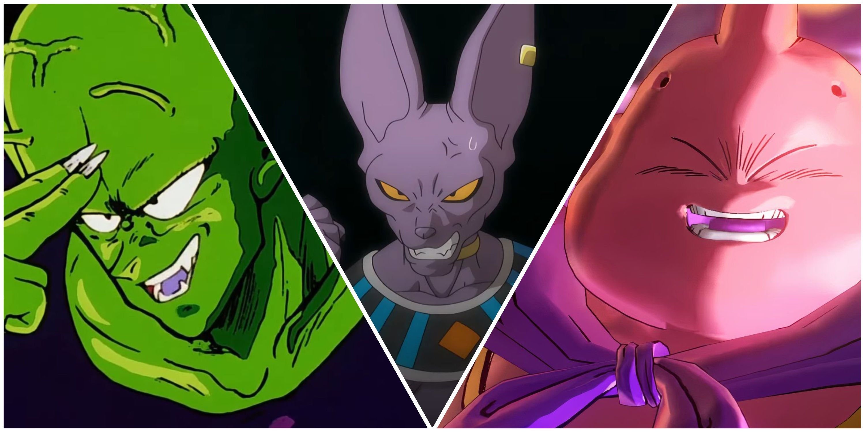 piccolo, beerus, majin bu