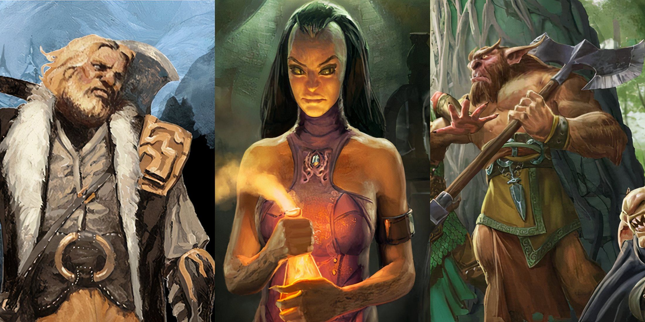 D&D Barbarian Collage