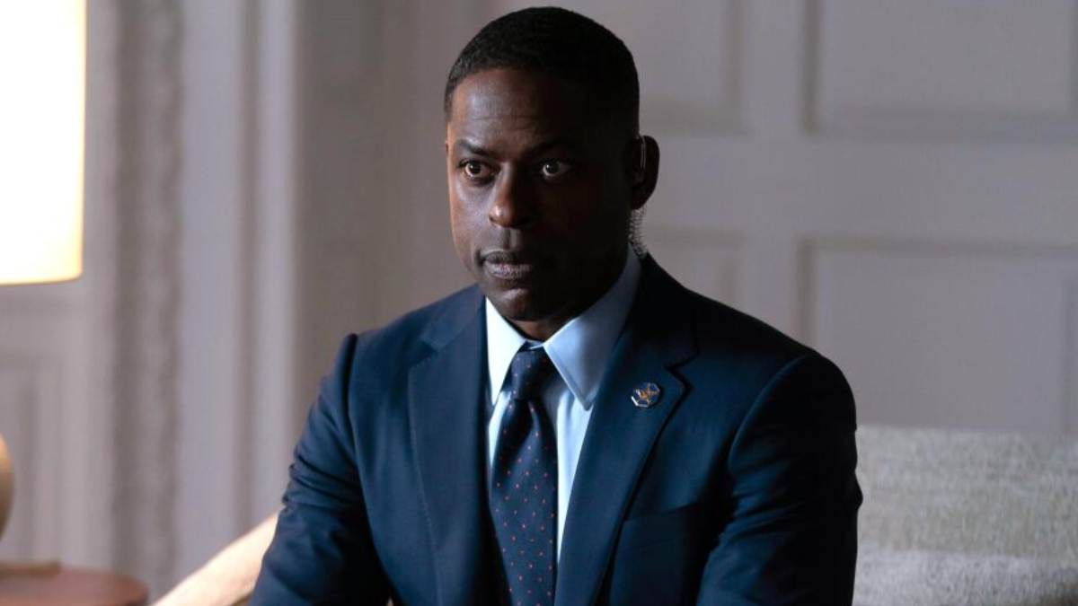 Sterling K. Brown in Paradise in a suit