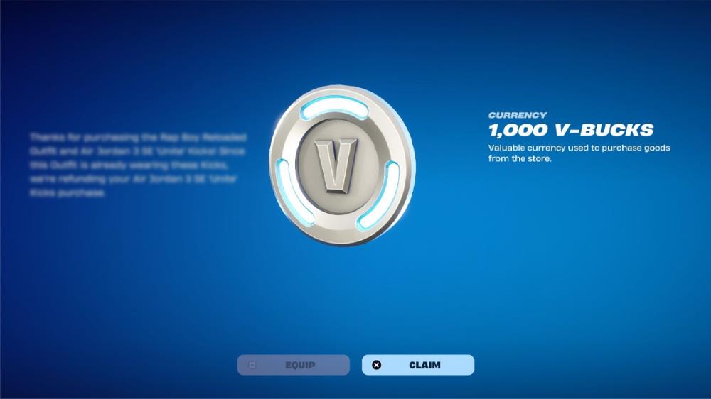Fortnite is processing another V-Bucks refund, check your eligibility