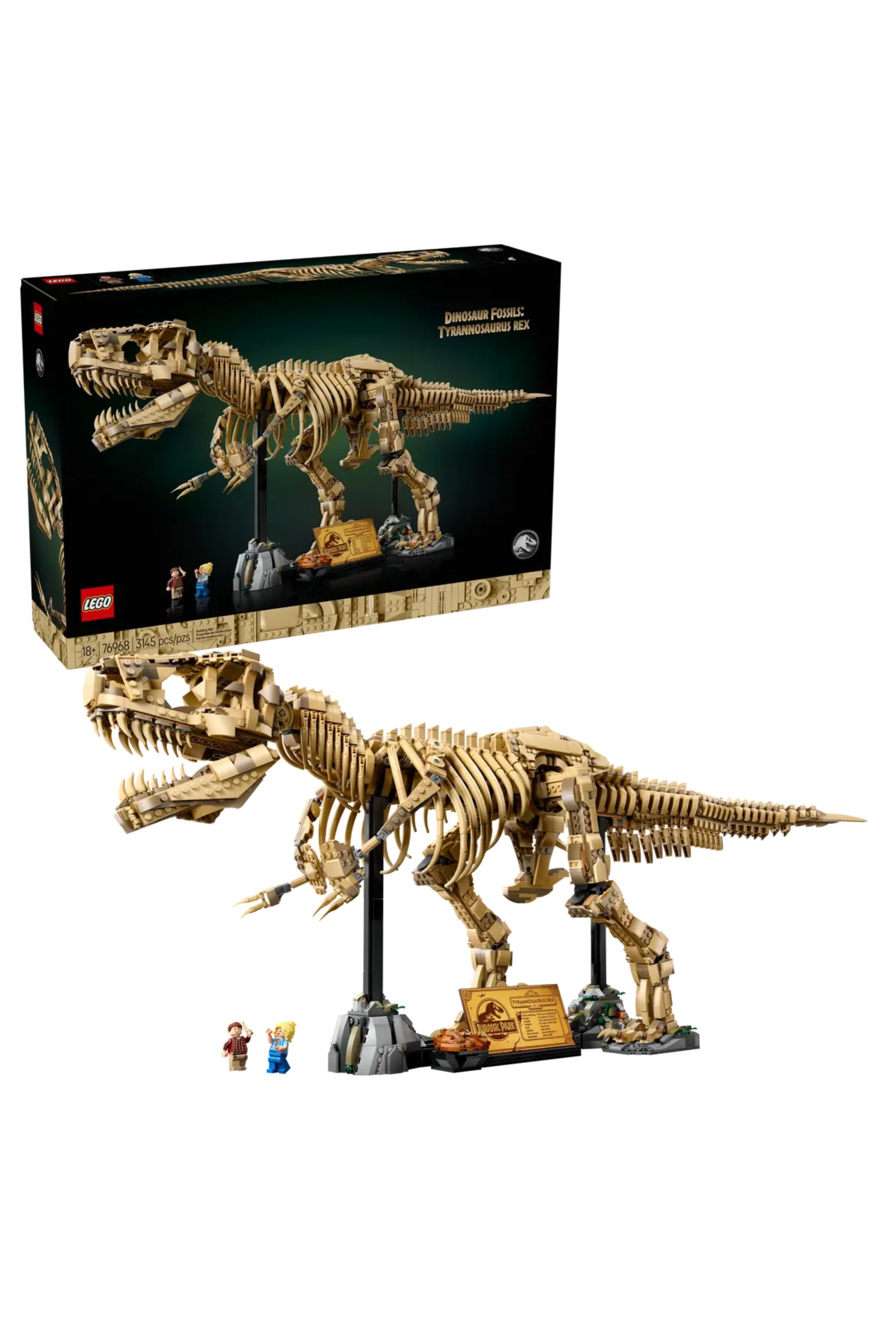 Dinosaur Fossils: Tyrannosaurus Rex Jurassic Park Lego Set.