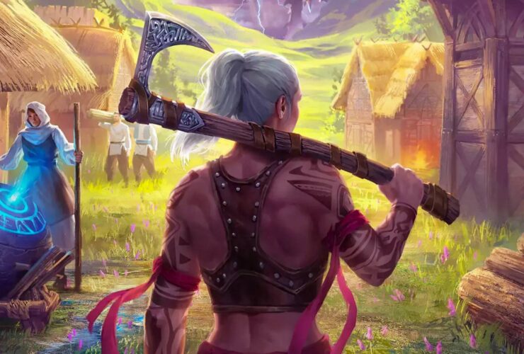 Gorgeous Valheim style survival game Aska adds lakes and outposts in new update