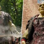 Here's your first look at Peter Dinklage as the Toxic Avenger in ultra-violent, unrated, and long-delayed superhero movie remake
