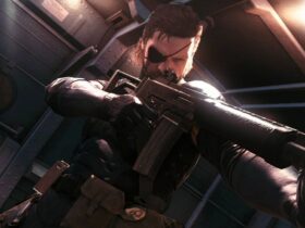 A brightened screenshot from Metal Gear Solid 5: Ground Zeroes.