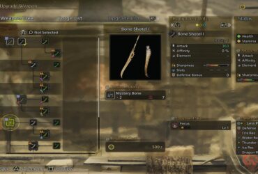 How Does Weapon Upgrades Work In Monster Hunter Wilds