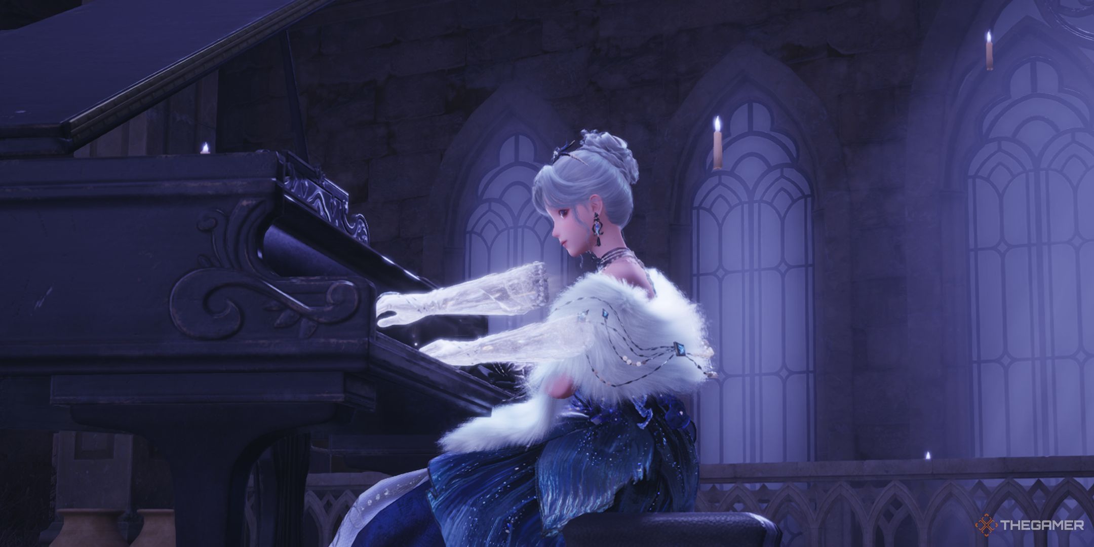 Nikki is playing the Piano in Infinity Nikki.