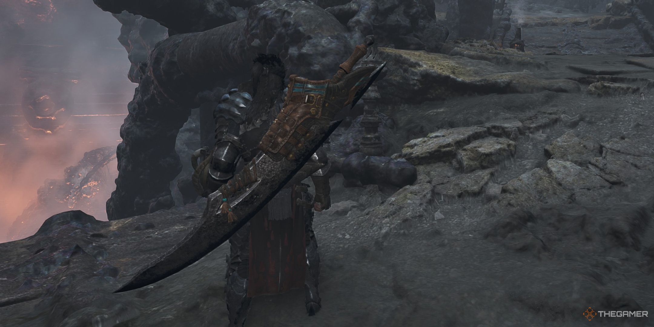 The hunter showing the Hope Greatsword in Monster Hunter Wilds.