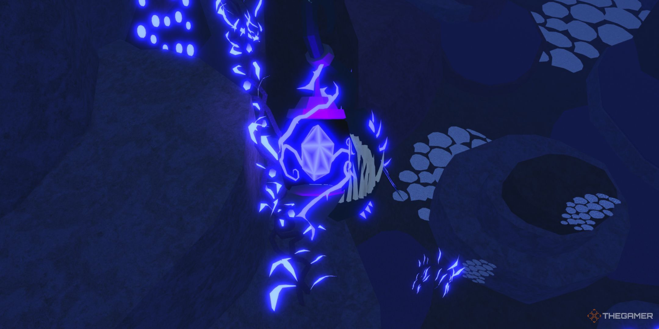 The player character shows Anglerfish in the fishing pool in the Abyssal Zenith area in Fisch.