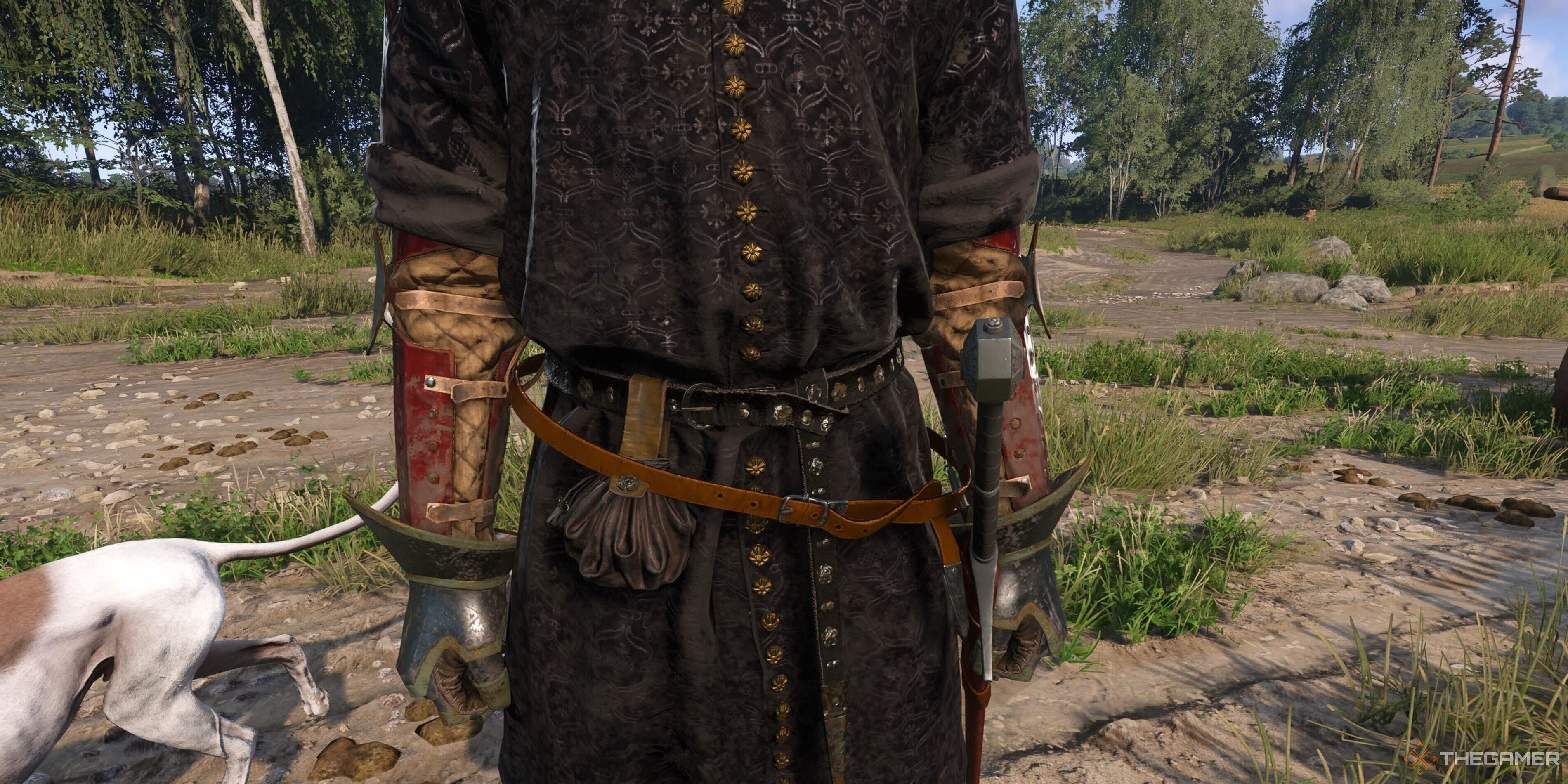 Henry wearing a pouch in Kingdom Come: Deliverance 2.