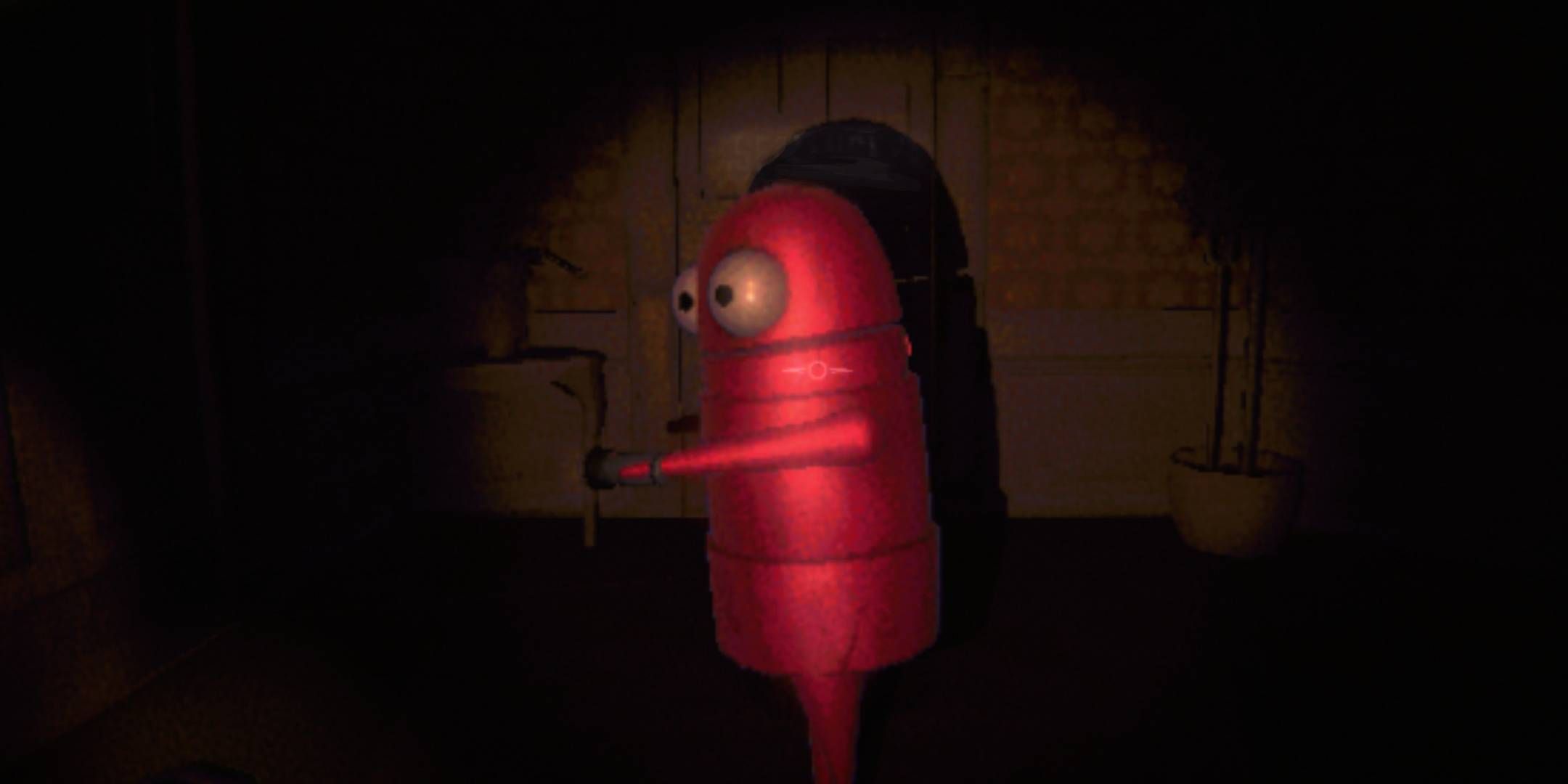 REPO Red Character In A Dark Room