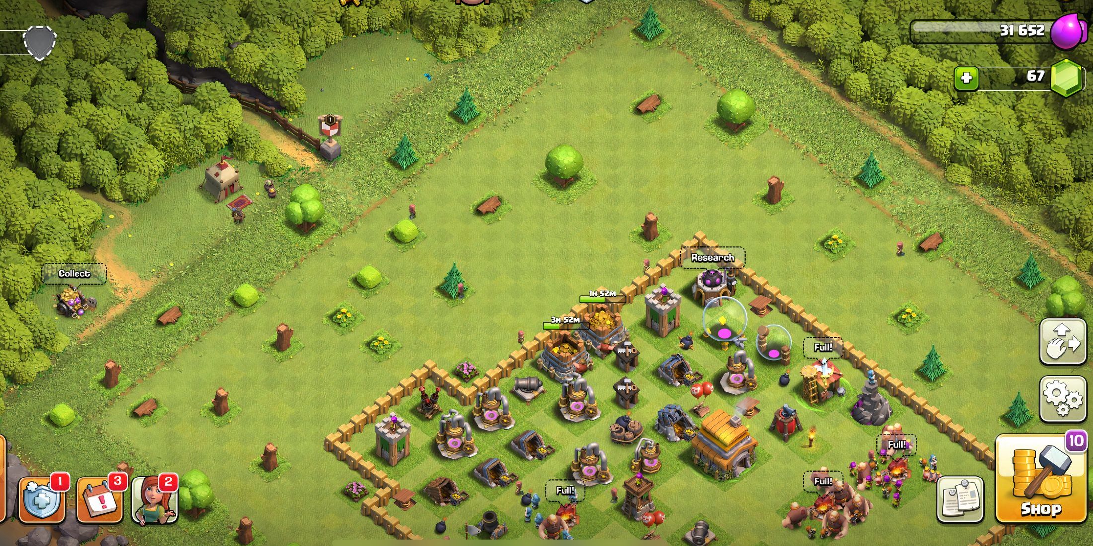 how to get more scenery in clash of clans 