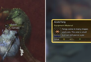 How to Farm Acute Fangs in Monster Hunter Wilds