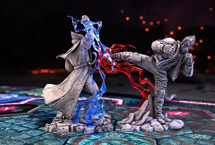 Screenshots from Tekken: The Board Game teaser trailer