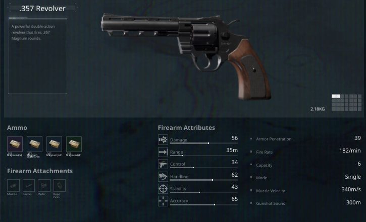 Delta Force top 5 pistols 357 Revolver