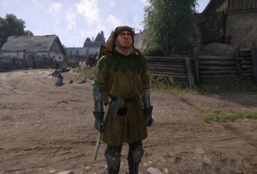 Kingdom Come: Deliverance 2 screenshot of Henry wearing a fancy coat, hat, and spectacles