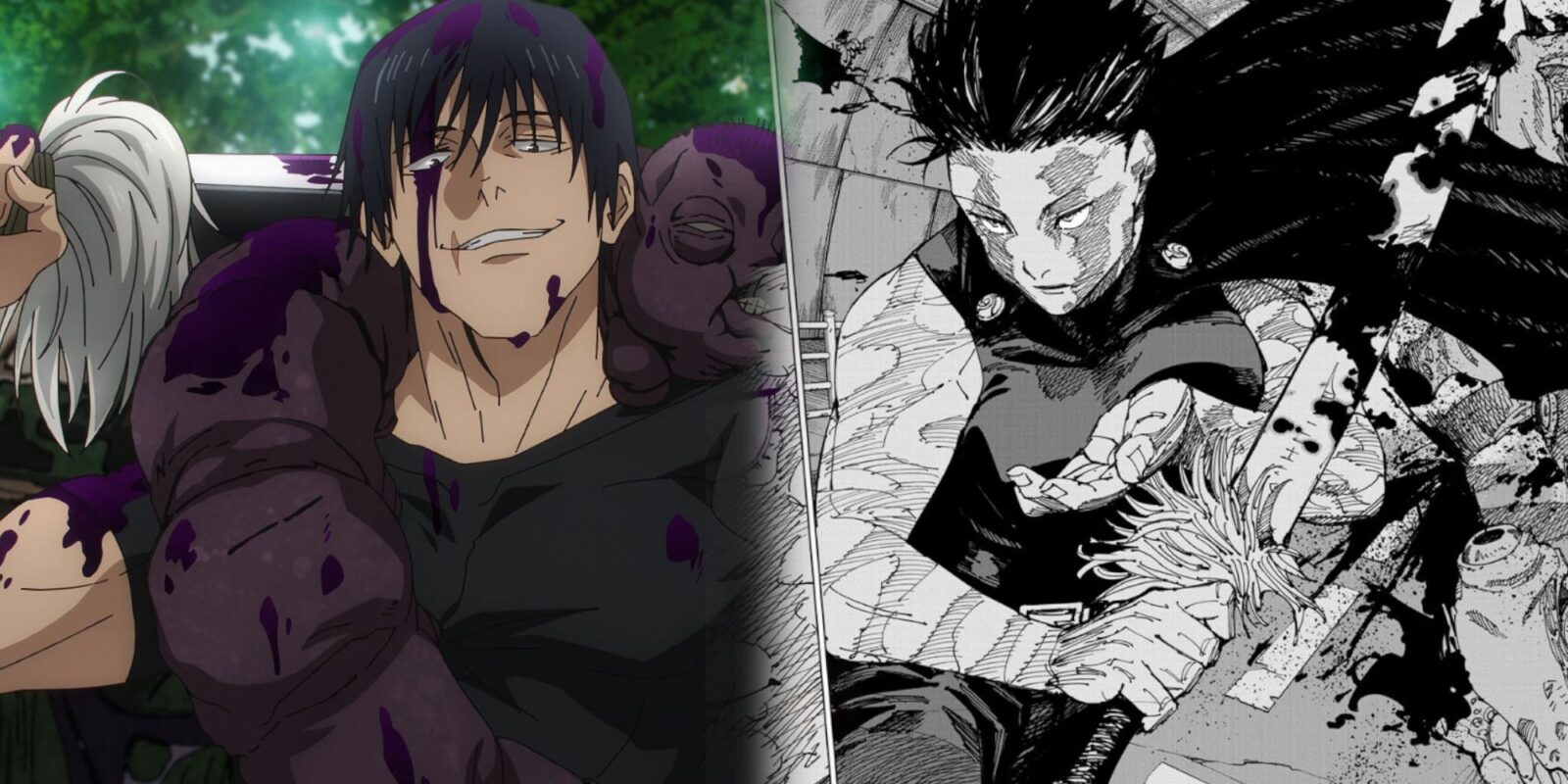 Jujutsu Kaisen: Toji vs Maki