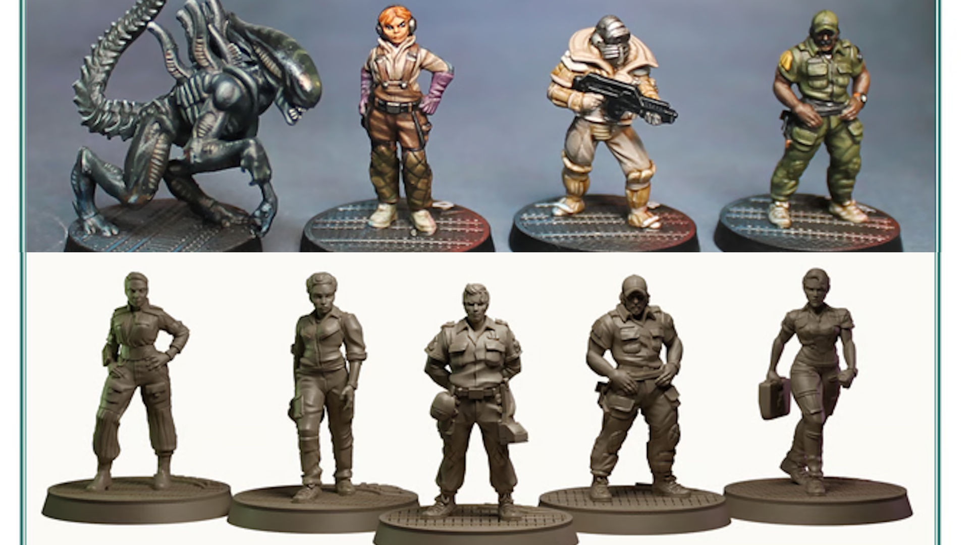 Alien Evolved Edition TRPG minis