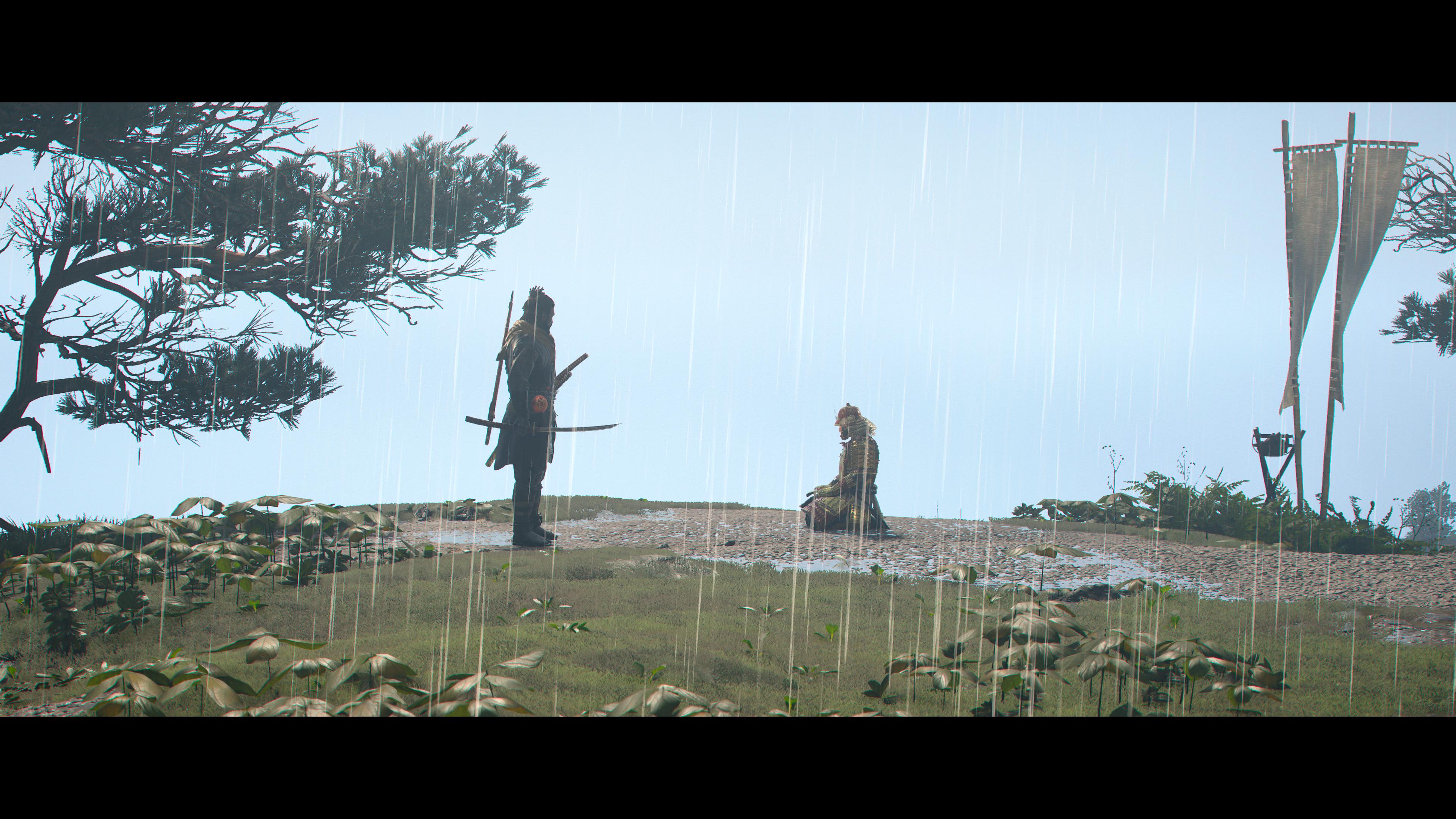 Yasuke standing over a defeated enemy in Assassin's Creed Shadows