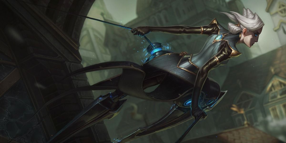 Camille in their League of Legends Splash Art.