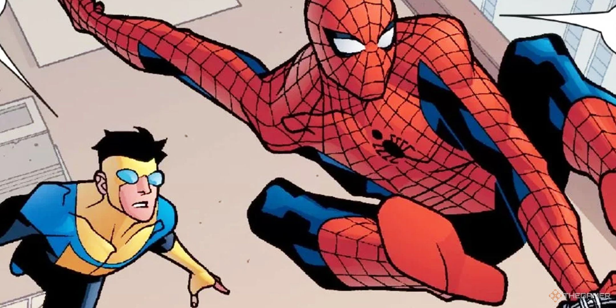 Spider-Man and Invincible.