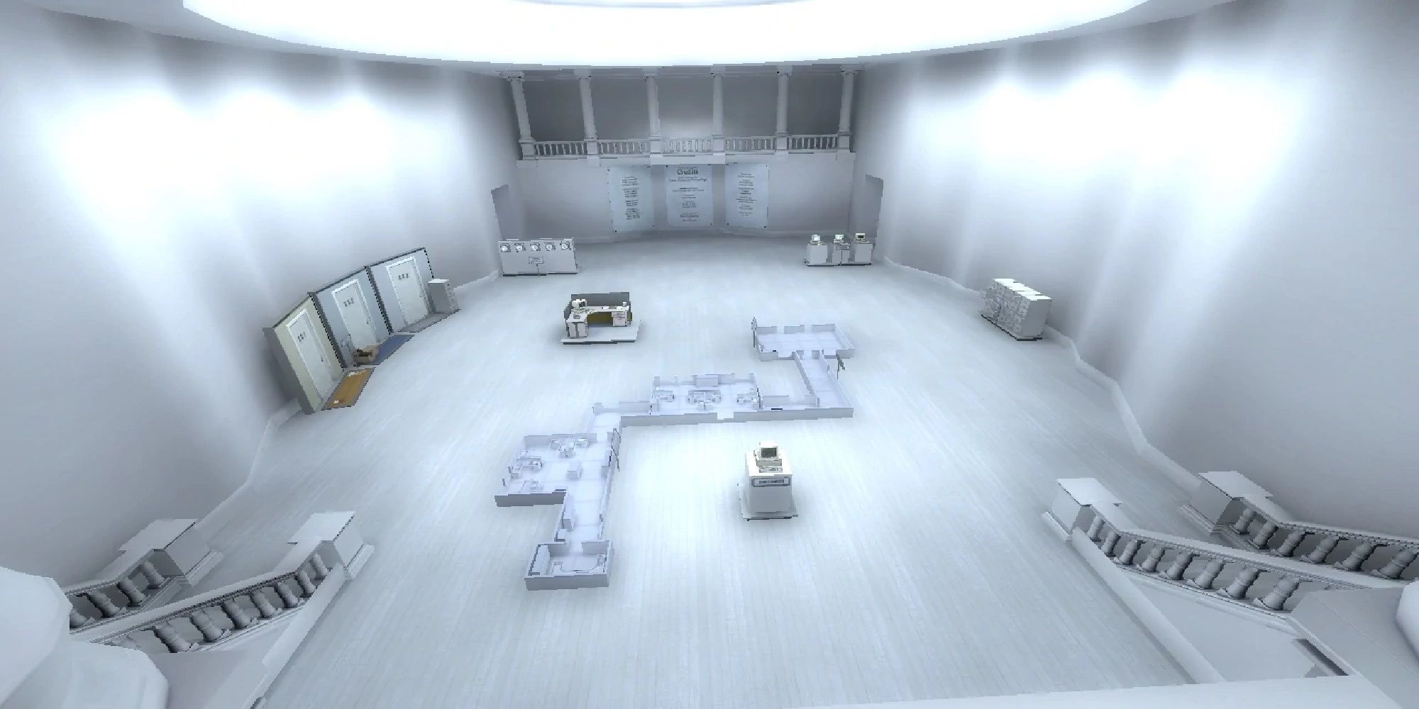 The Museum Floor in the Museum Ending of The Stanley Parable.