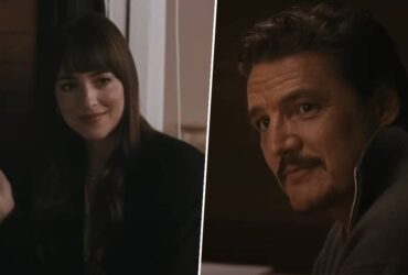 Pedro Pascal's new R-rated romance with Dakota Johnson and Chris Evans feels like a classic ode to cult rom-coms past in first trailer