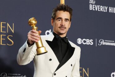 Colin Farrell wins Golden Globe for The Penguin