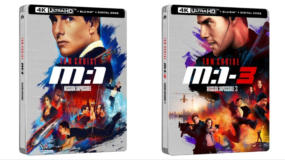 Mission: Impossible 1 and Mission: Impossible 3 Steelbooks