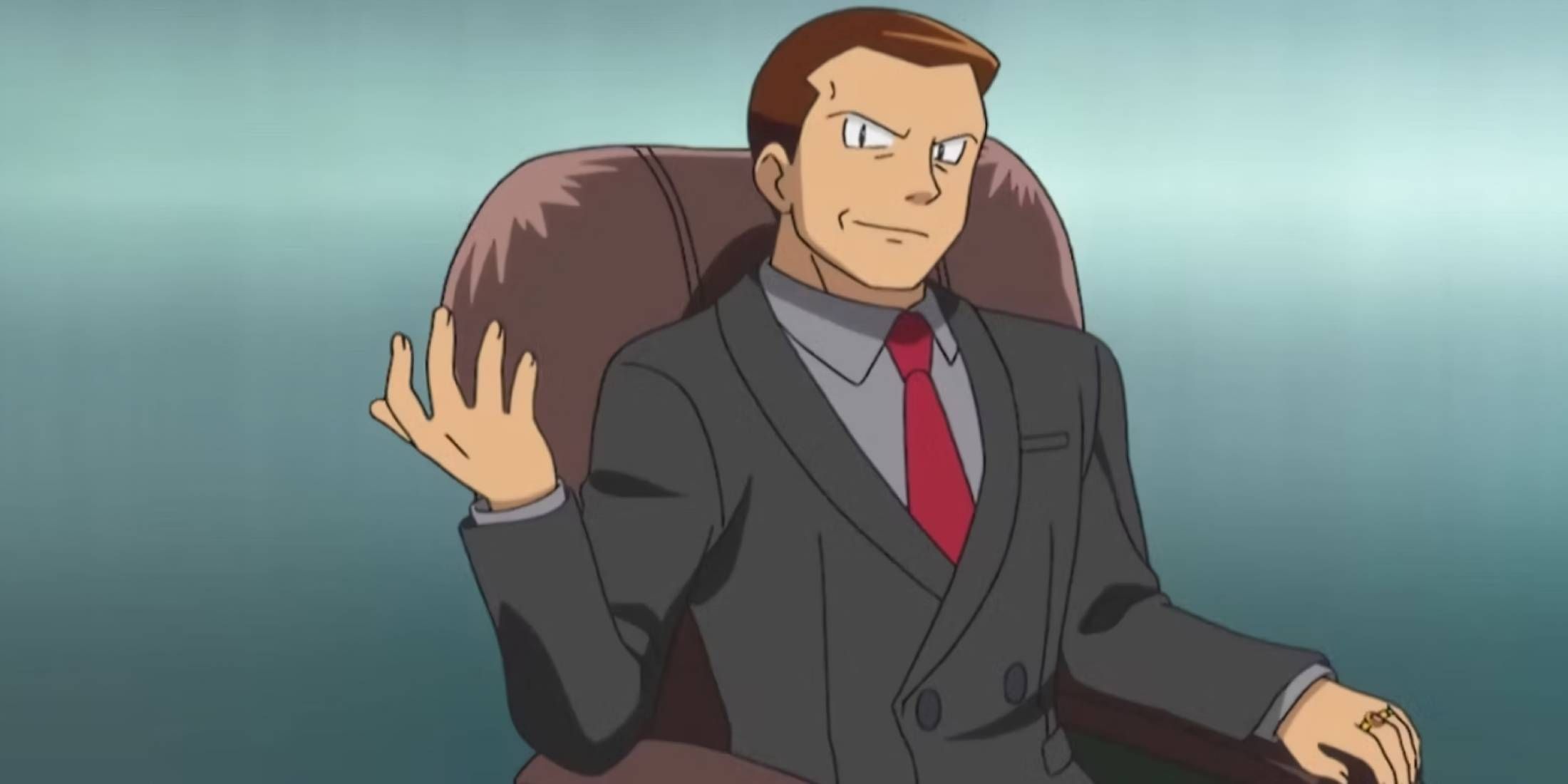 An image of Giovanni from the Pokemon anime.