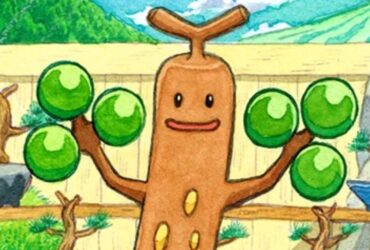 Zoomed in art of the Sudowoodo illustration rare card in Pokemon TCG Pocket.