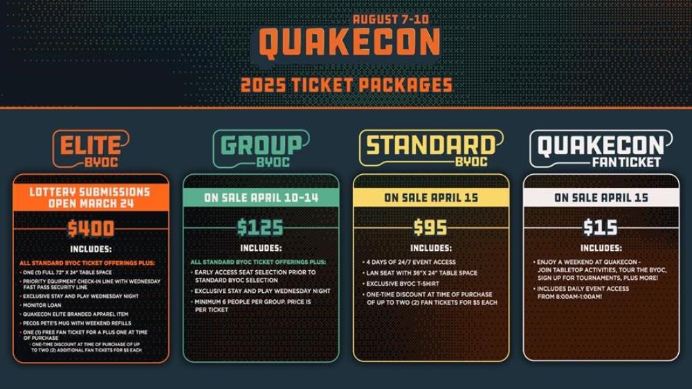 Quakecon Reveals Their 2025 Plans