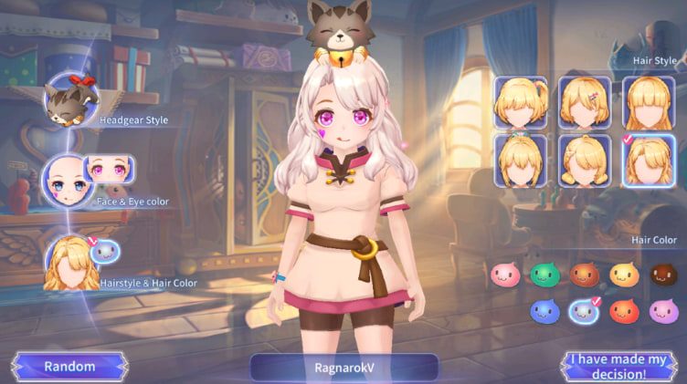 Ragnarok V Returns character