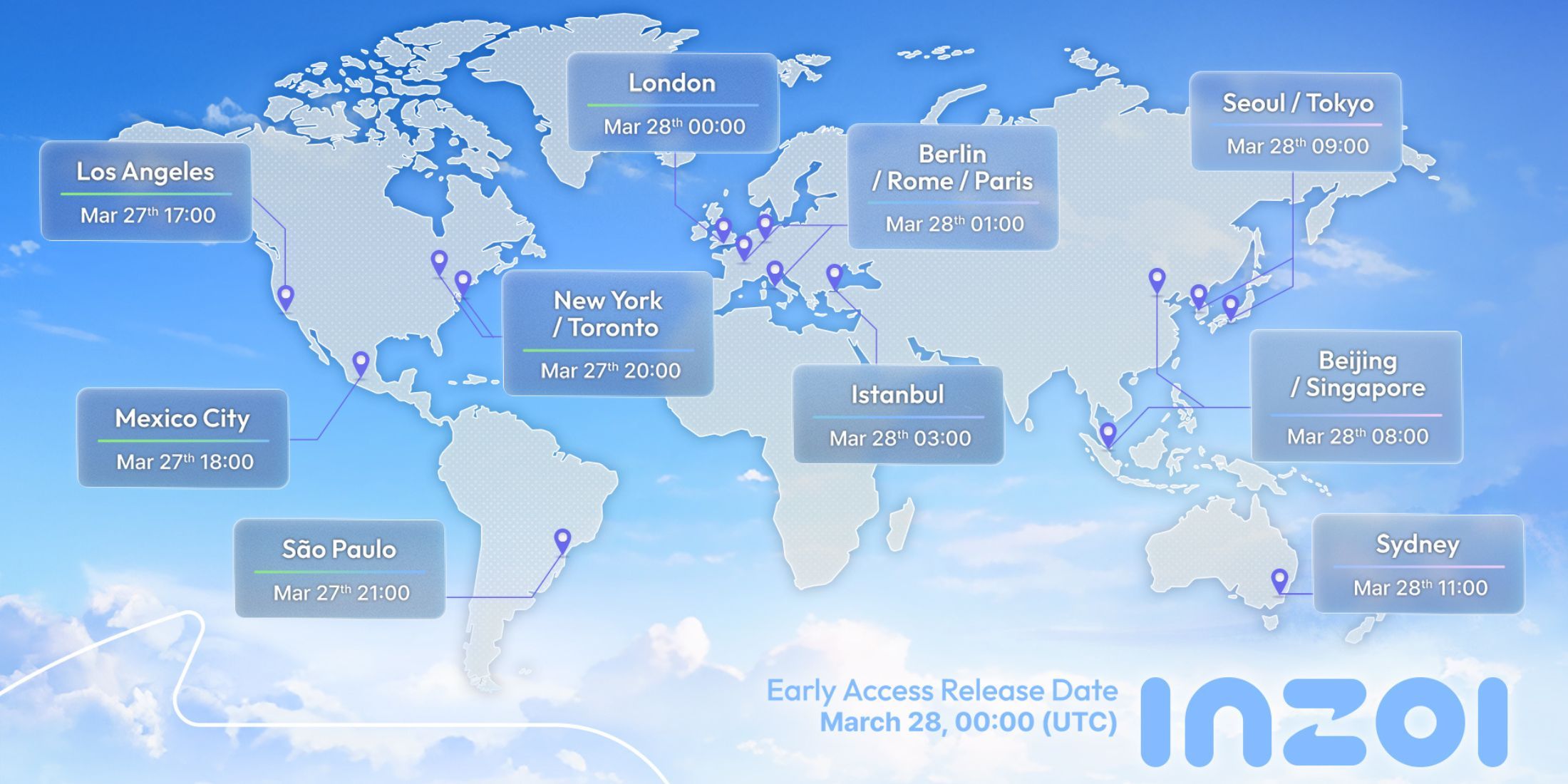 InZOI Release Time and Date Map Time Zone-1