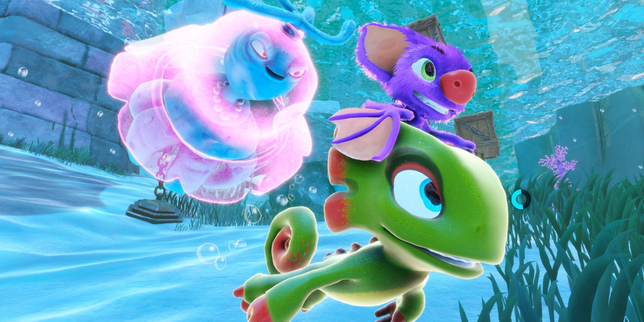 Yooka and Laylee in Yooka-Replaylee.