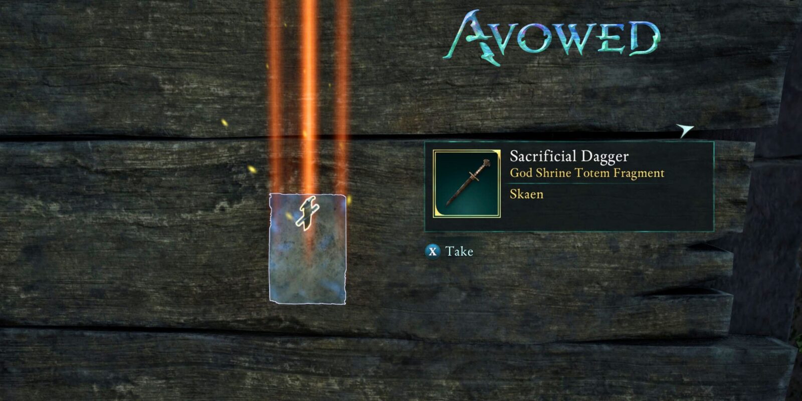 Sacrificial Dagger Totem Fragment Location In Avowed