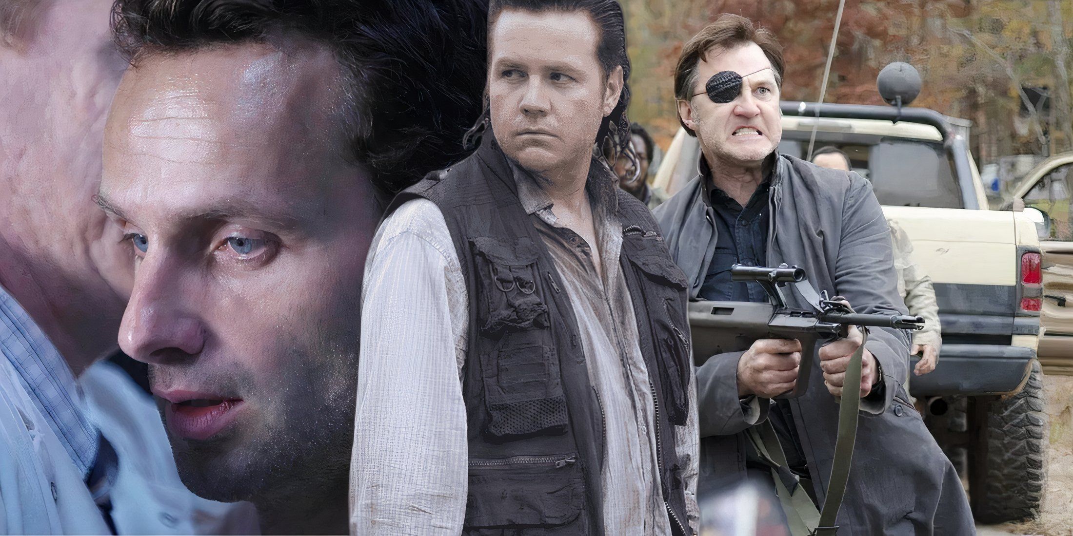 Dr Jenner, Rick, Eugene, The Governor