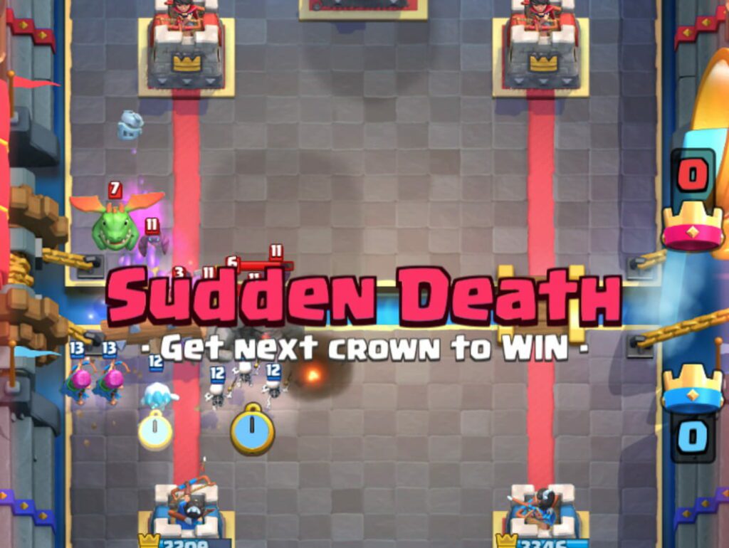 Sudden Death in Clash Royale