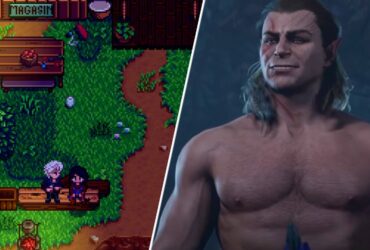 That Stardew Valley Baldur's Gate 3 crossover mod is out now, and there's even more good news: it sounds like pixel art bear sex could be coming soon