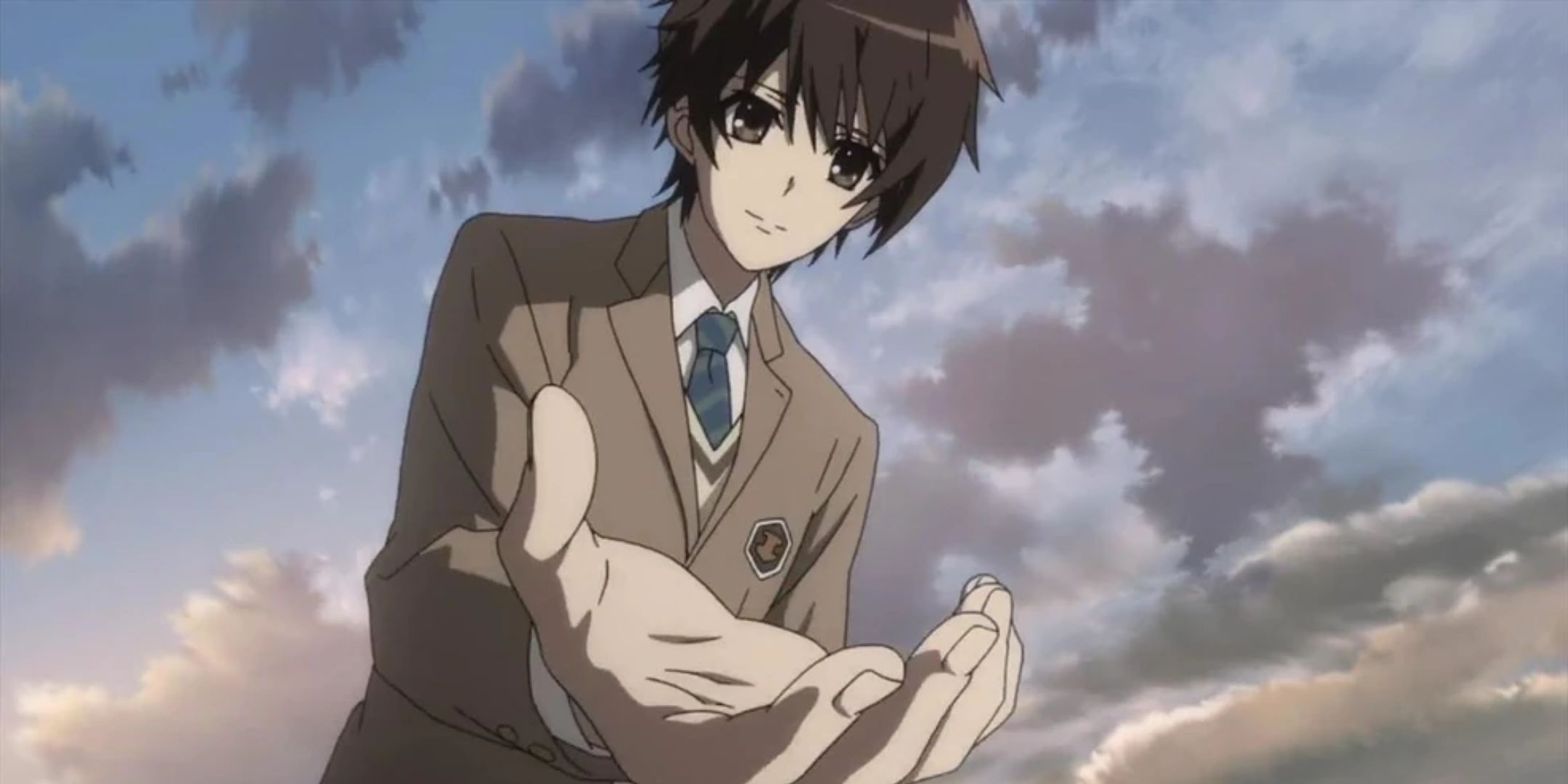 Koichi Sakakibara from Another reaches down. 