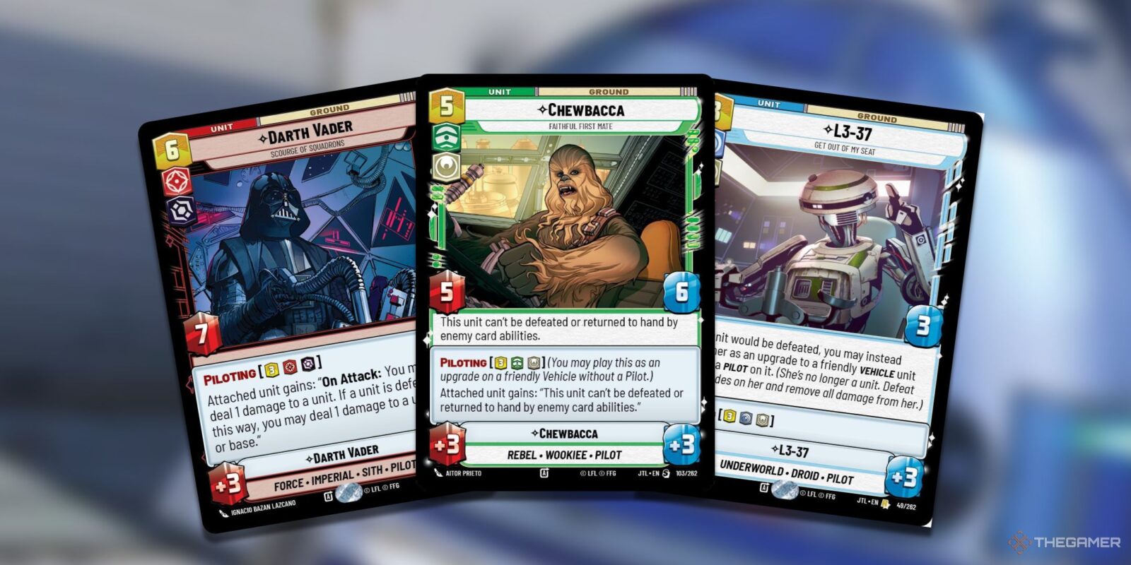 The Best Pilot Cards From Star Wars Unlimited: Jump To Lightspeed.