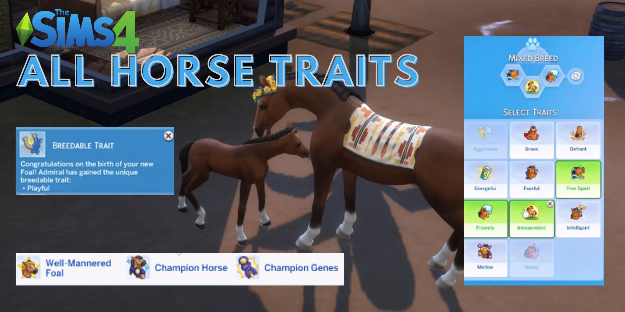 The Sims 4_ All Horse Traits