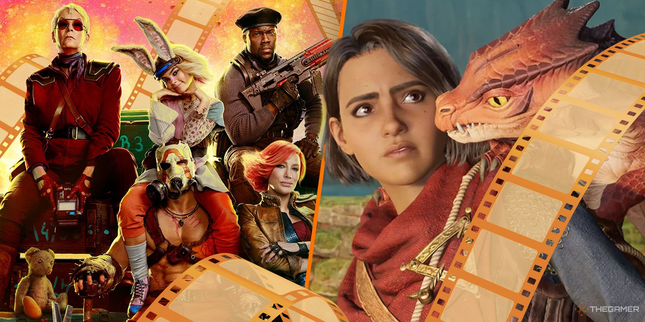 The Borderlands movie next to Mio from Split Fiction.