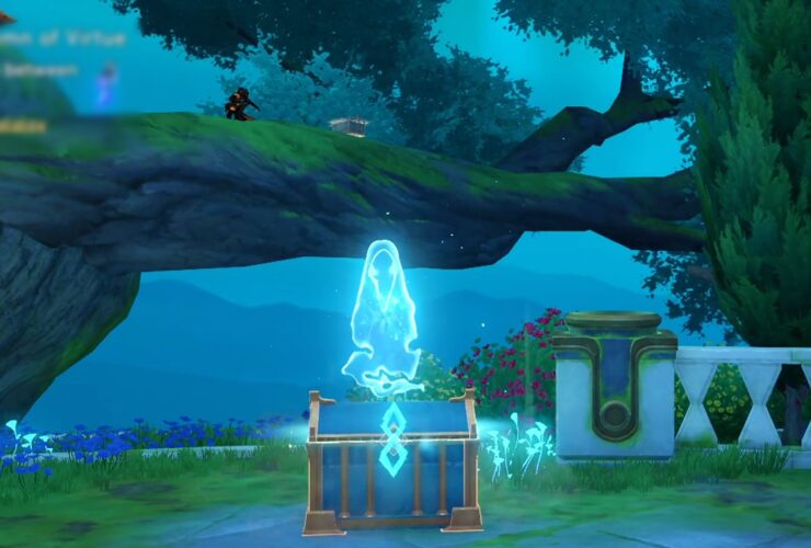 Treasure Chests and Spirithief Locations in "Murmuring Woods" Grove of Epiphany In Honkai: Star Rail