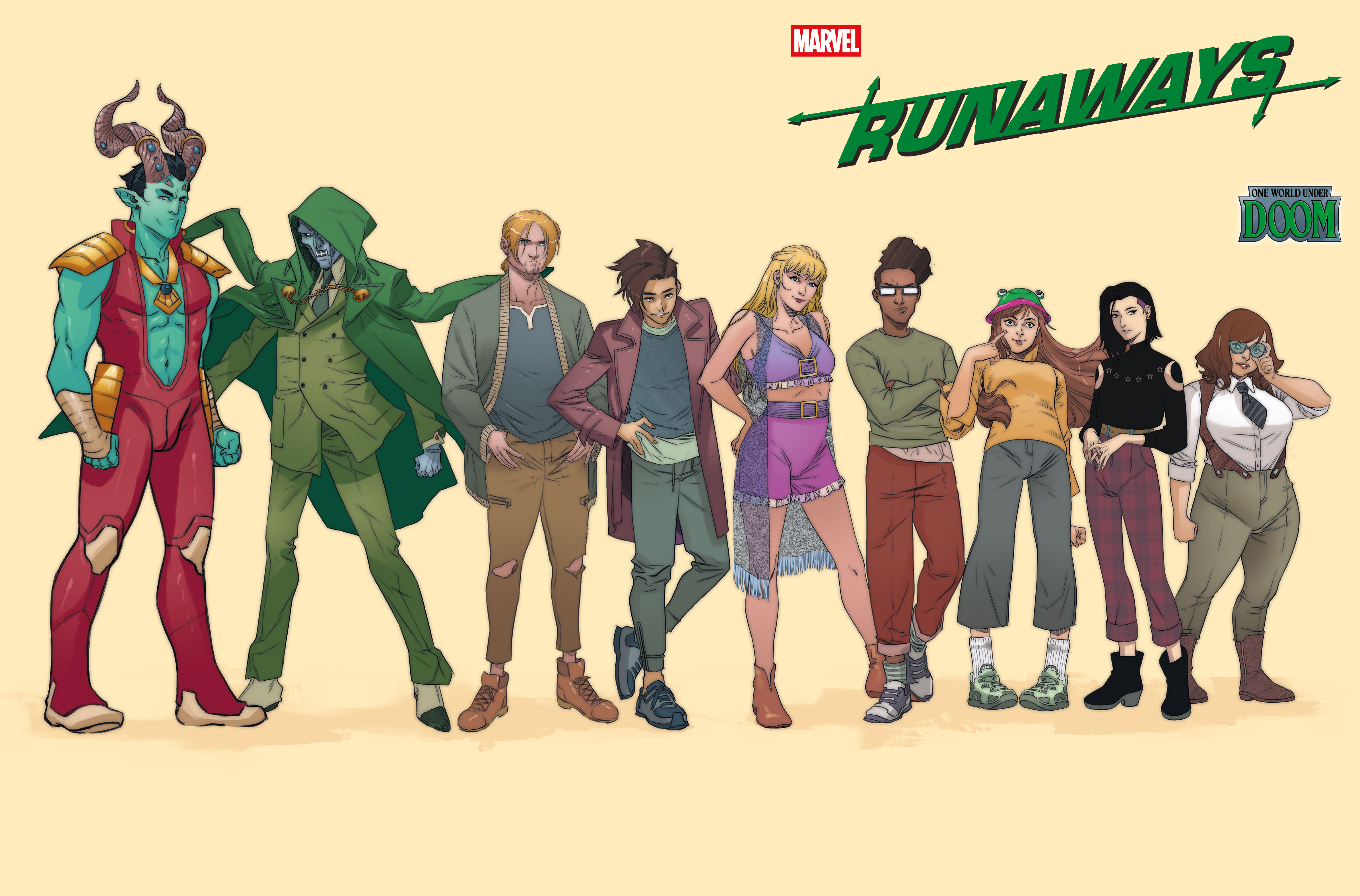 Covers from Runaways #1.