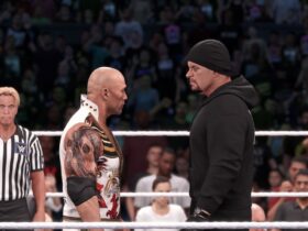 The Rock and Undertaker square off in WWE 2K25