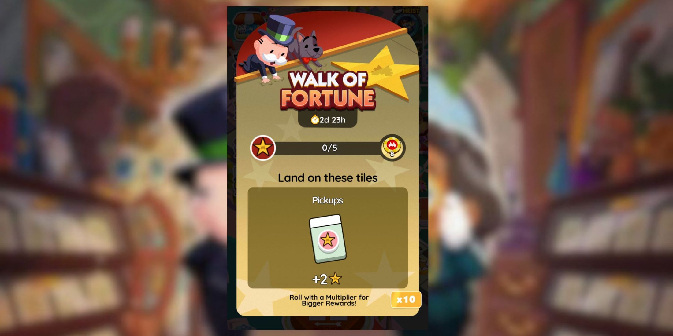 walk of fortune monopoly go