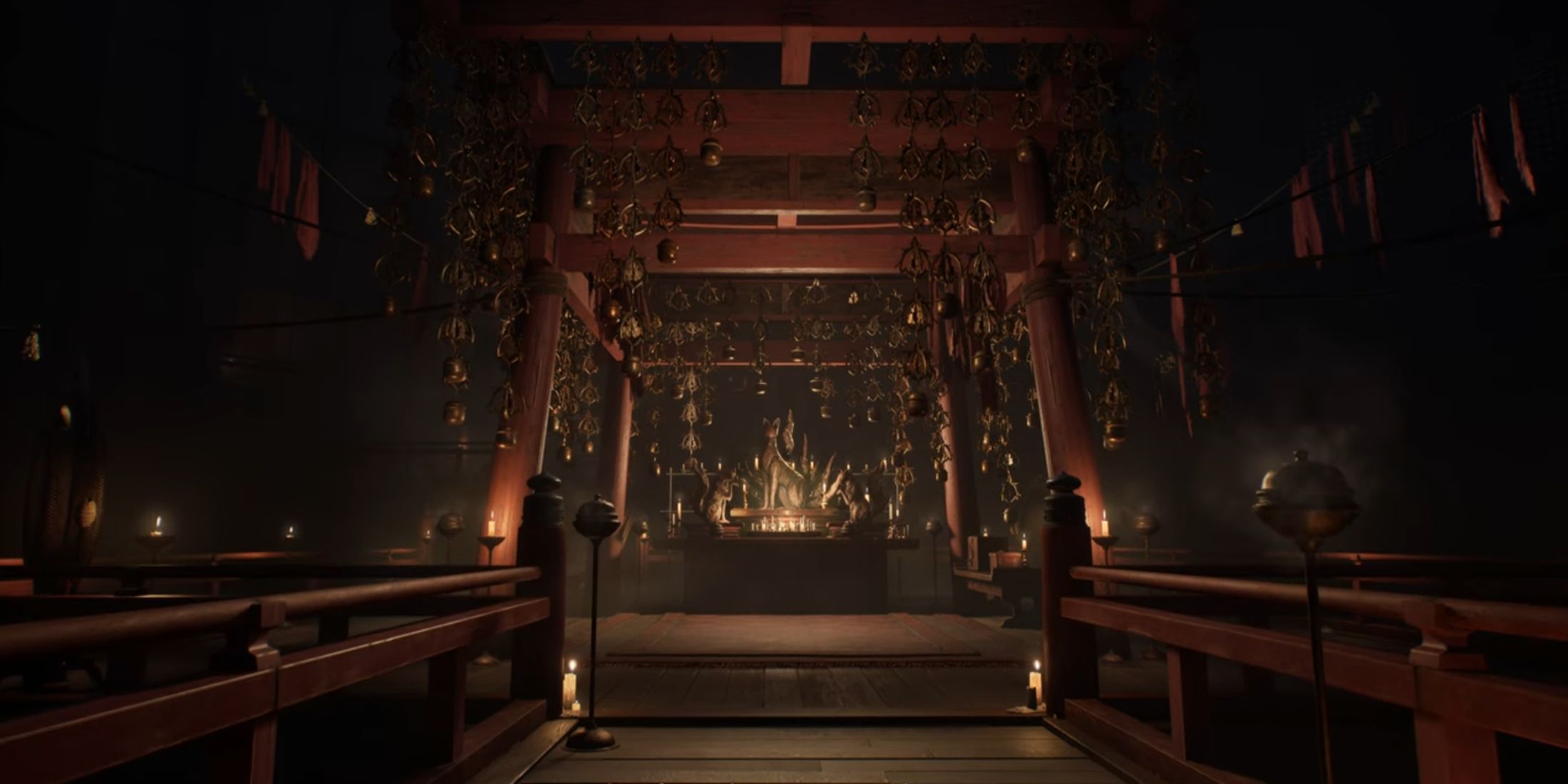 Silent hill f trailer screenshot shrine feature