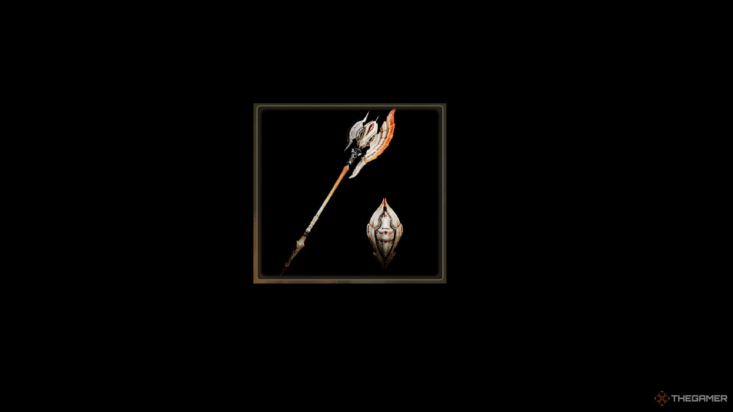 A preview image of the Solid Gunberd from monster hunter wilds.