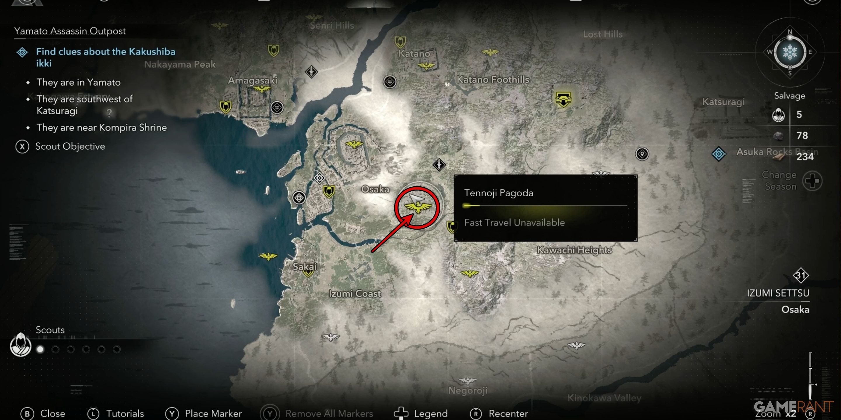 ACS-Tennouji-Temple-Location-map